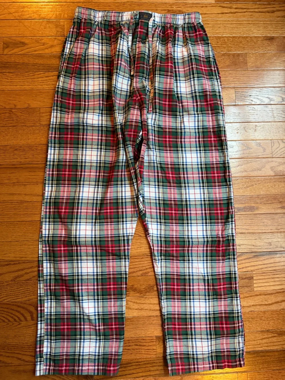Polo Ralph Lauren Big Boys (Teen) $65 Red Plaid Cotton Lounge Pants Mens XL EUC